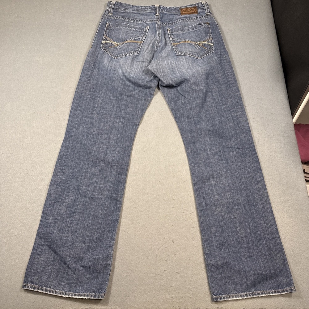 Mavi Jeans Mens 34/36 Matt Relaxed Straight Leg Dark Wash Casual Denim Pants